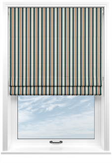 The British Stripe Co. Charles, Teignbridge No.1 - Roman Blind